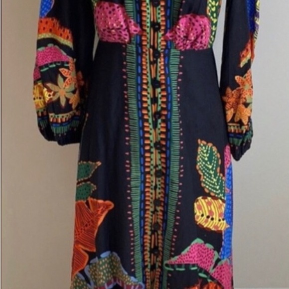 Farm Rio cool leopards dress size small - Picture 6 of 10